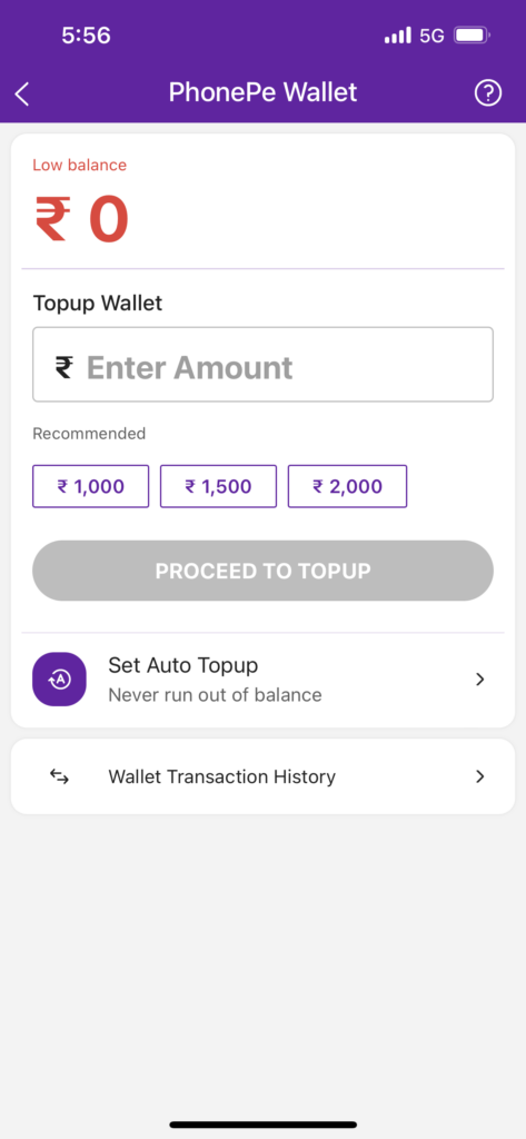 How to Add Money to PhonePe Wallet from a Credit Card