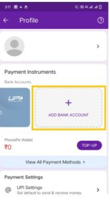 How to Add New Bank Account in PhonePe
