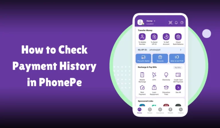 How to Check Payment History in PhonePe