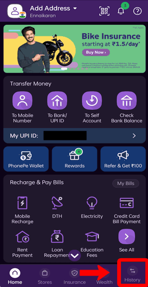 How to Check Transaction Id in PhonePe
