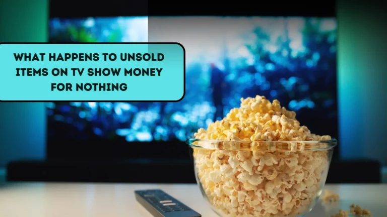 What Happens To Unsold Items On TV Show Money For Nothing