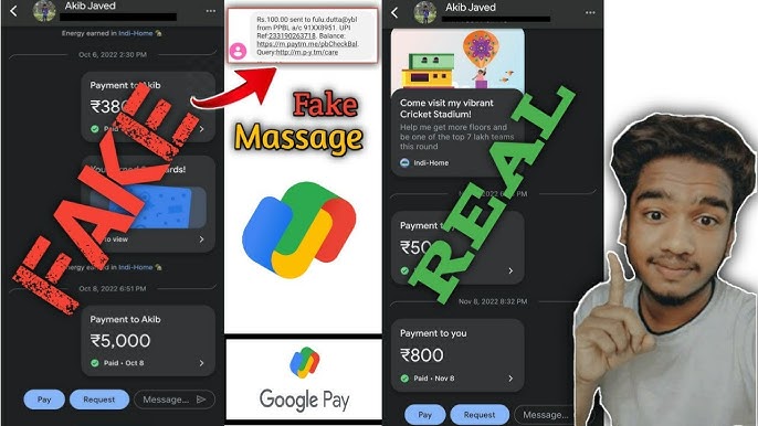 Fake Google Pay Screenshot | i-inspire.in