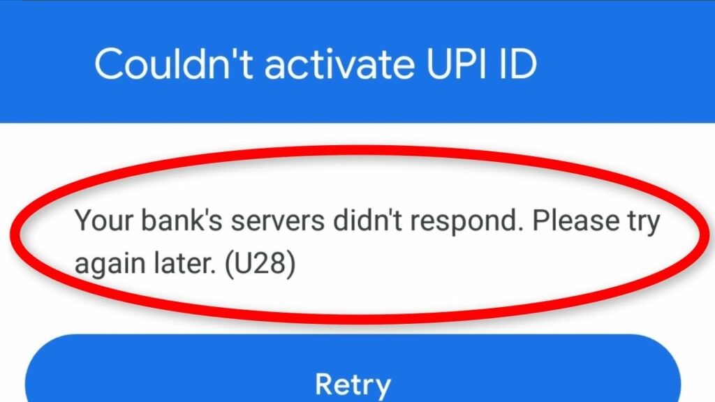 U28 Error Google Pay