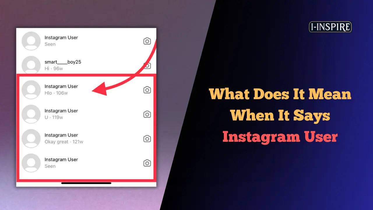 What Does It Mean When It Says Instagram User