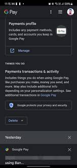 Google Pay Pending Transaction Error