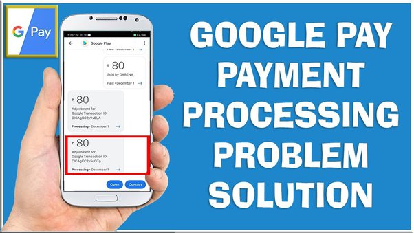 Google Pay Pending Transaction Error