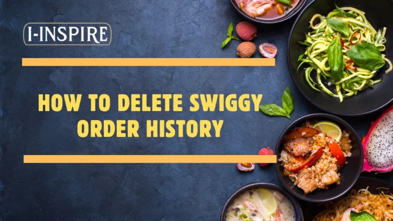 How to Delete Swiggy Order History