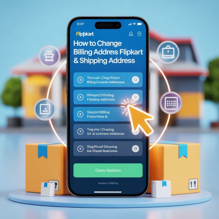 How to Change Billing Address & Shipping Address in Flipkart – Complete 2025 Guide